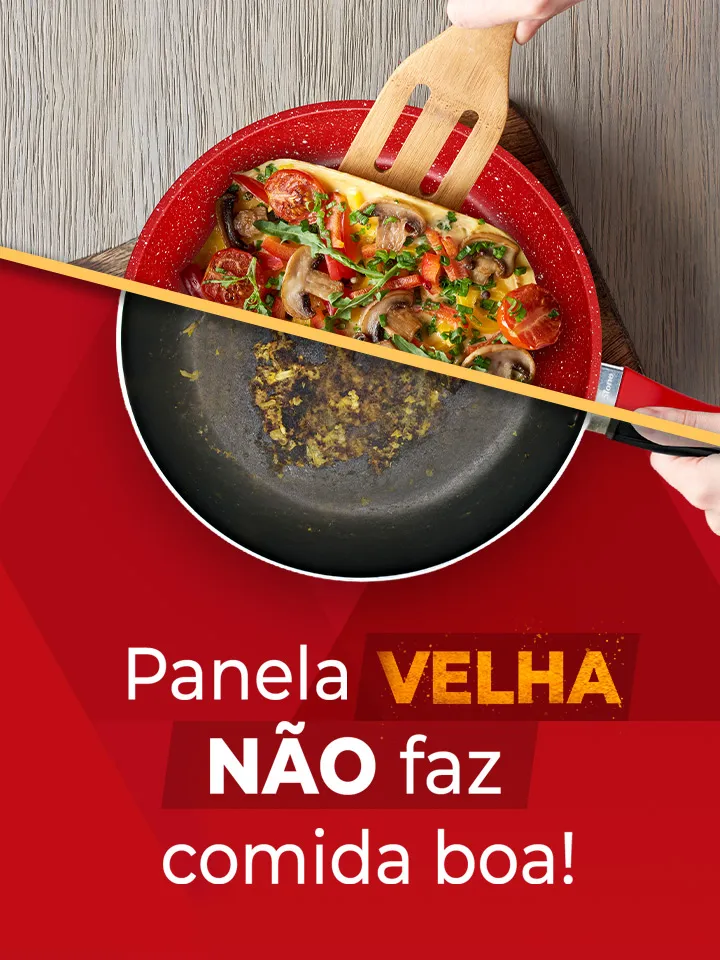 Panela velha NÃO faz comida boa!